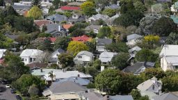 Houses line the streets of Auckland's central suburbs on November 18, 2014 in Auckland, New Zealand. Auckland households are facing an average 5.6 percent rates increase next year with some suburbs up 10 percent after the release of new property valuations.