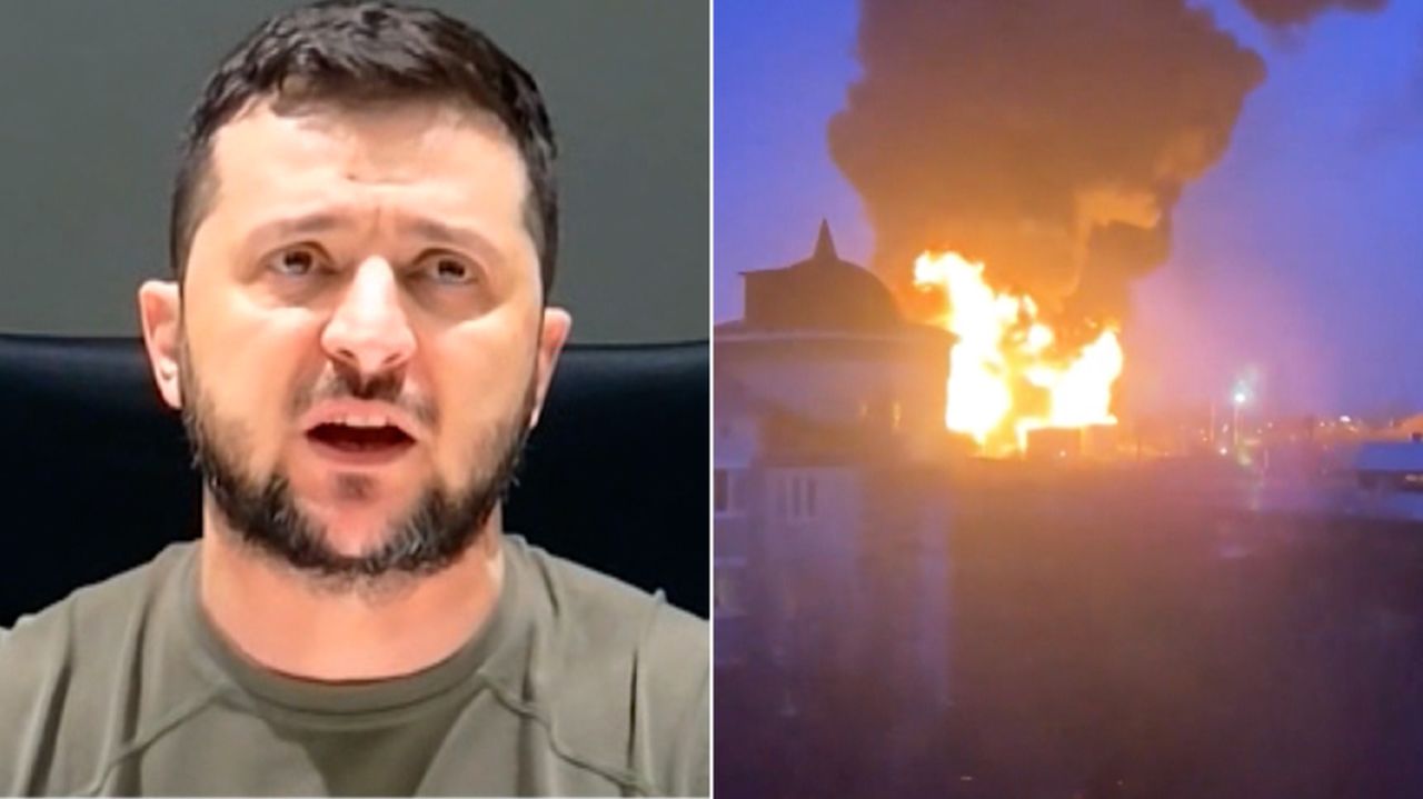 Zelensky Russia strike split