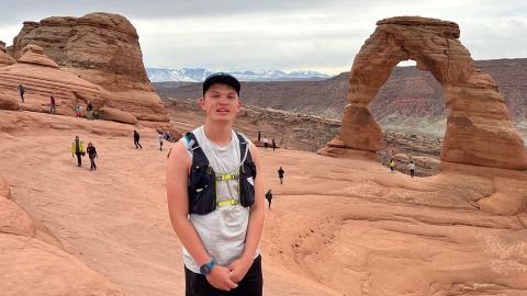 Bates hopes to inspire others with autism to take up running.