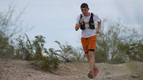 One of Bates' goals was to run a 100-mile race before he turned 20.
