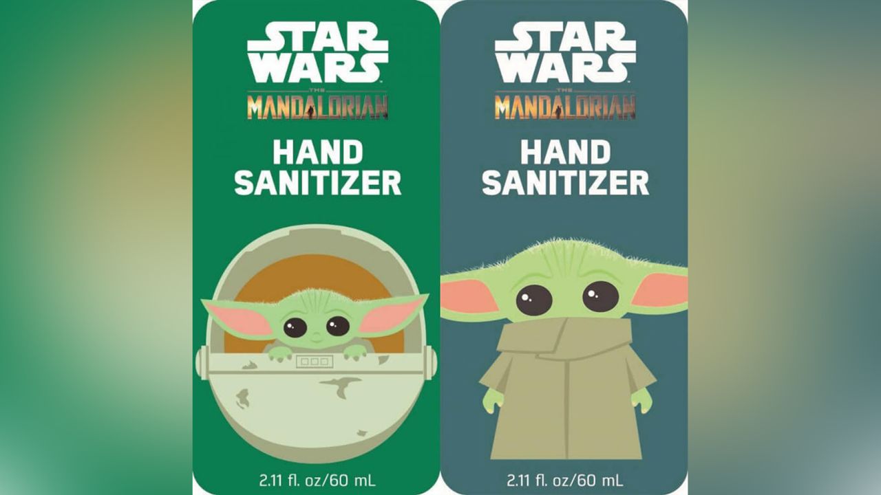 Hand sanitizers featuring "baby Yoda" from Disney's The Mandalorian were recalled due to the presence of benzene, a carcinogen.