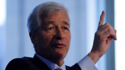 JP Morgan CEO Jamie Dimon speaks at the Boston College Chief Executives Club luncheon in Boston, Massachusetts, U.S., November 23, 2021.    REUTERS/Brian Snyder