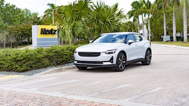 Hertz to buy up to 65 000 electric cars from Polestar CNN Business