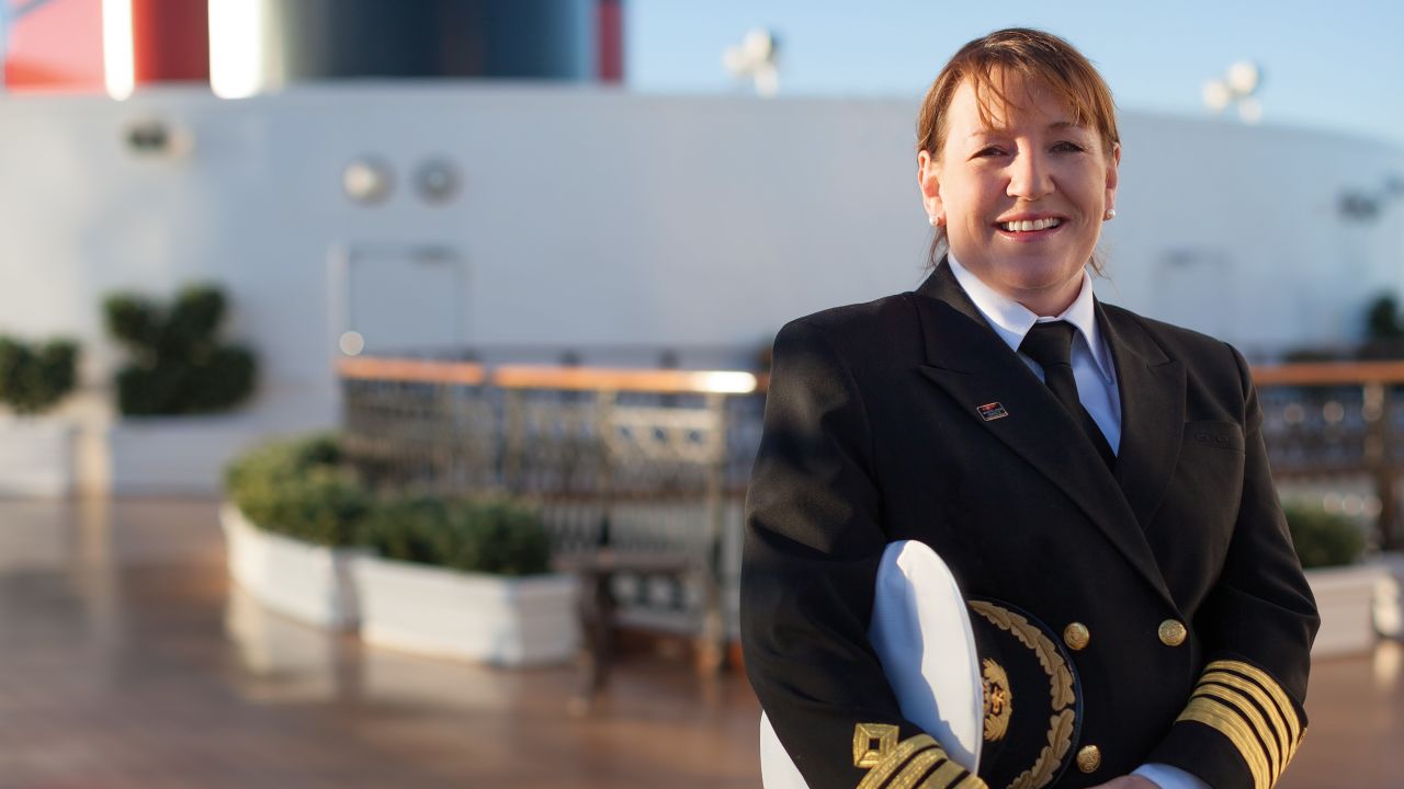 Captain Inger Thorhauge has worked for Cunard Line since 2010.
