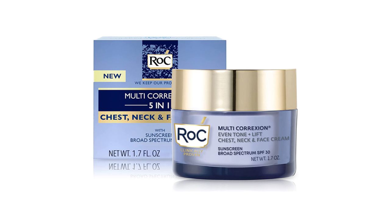 RoC Multi Correxion 5 in 1 Chest, Neck and Face Moisturizer Cream with SPF 30