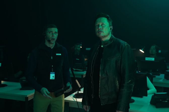 Musk appears with Mikey Day in a "Saturday Night Live" sketch in May 2021. <a href="index.php?page=&url=https%3A%2F%2Fwww.cnn.com%2F2021%2F05%2F09%2Fmedia%2Felon-musk-hosts-snl%2Findex.html" target="_blank">Musk hosted the show</a>.