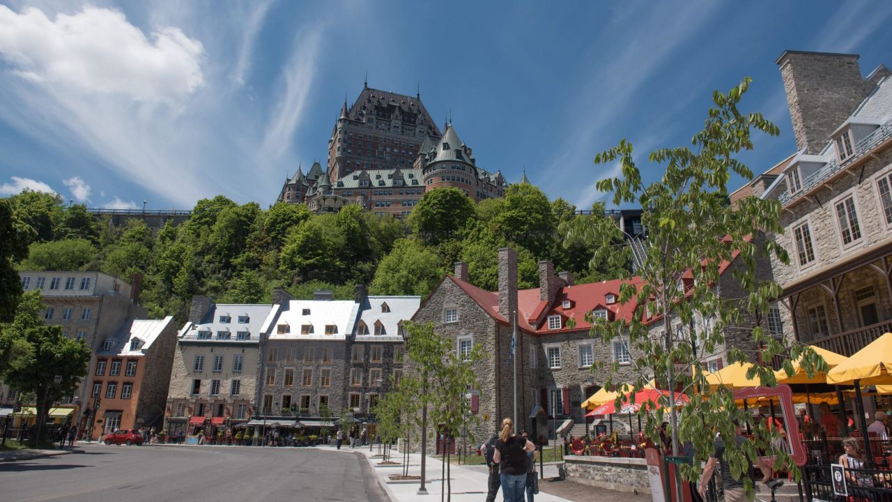 A view of The Château Frontenac is seen in Quebec City on June 10 2018. (Photo by Alice Chiche / AFP)        (Photo credit should read ALICE CHICHE/AFP via Getty Images)