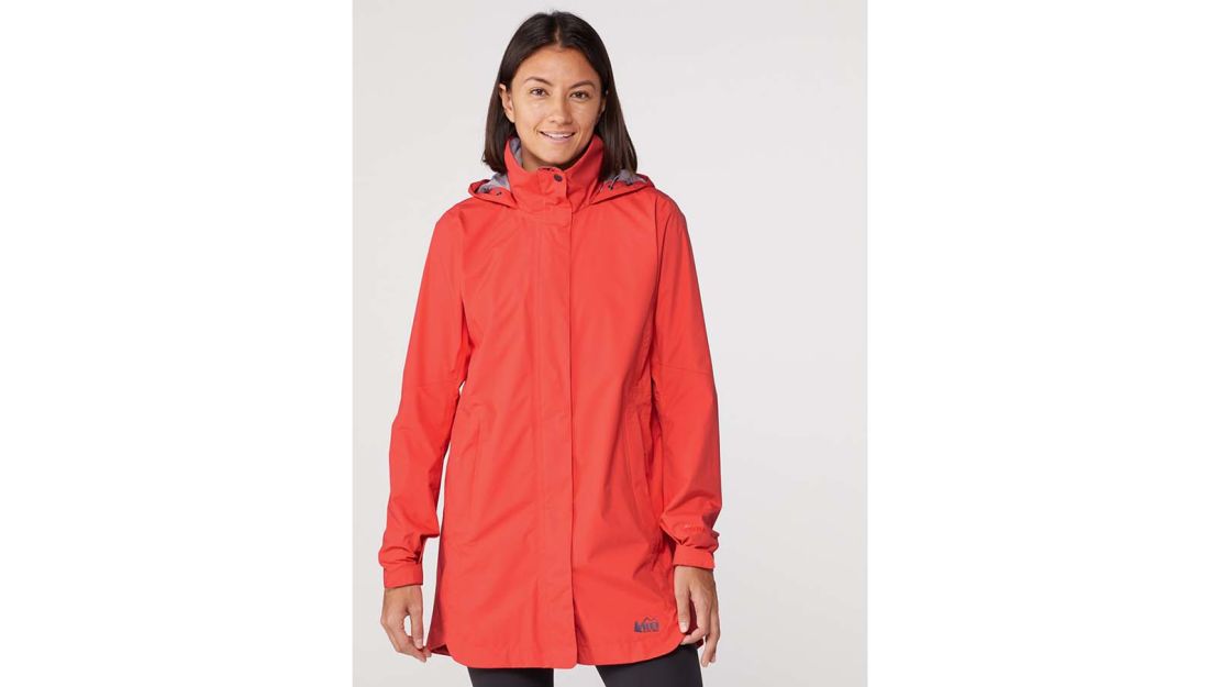 rei spring bestsellers 2022 REI Co-op Rainier Long-Line Rain Jacket