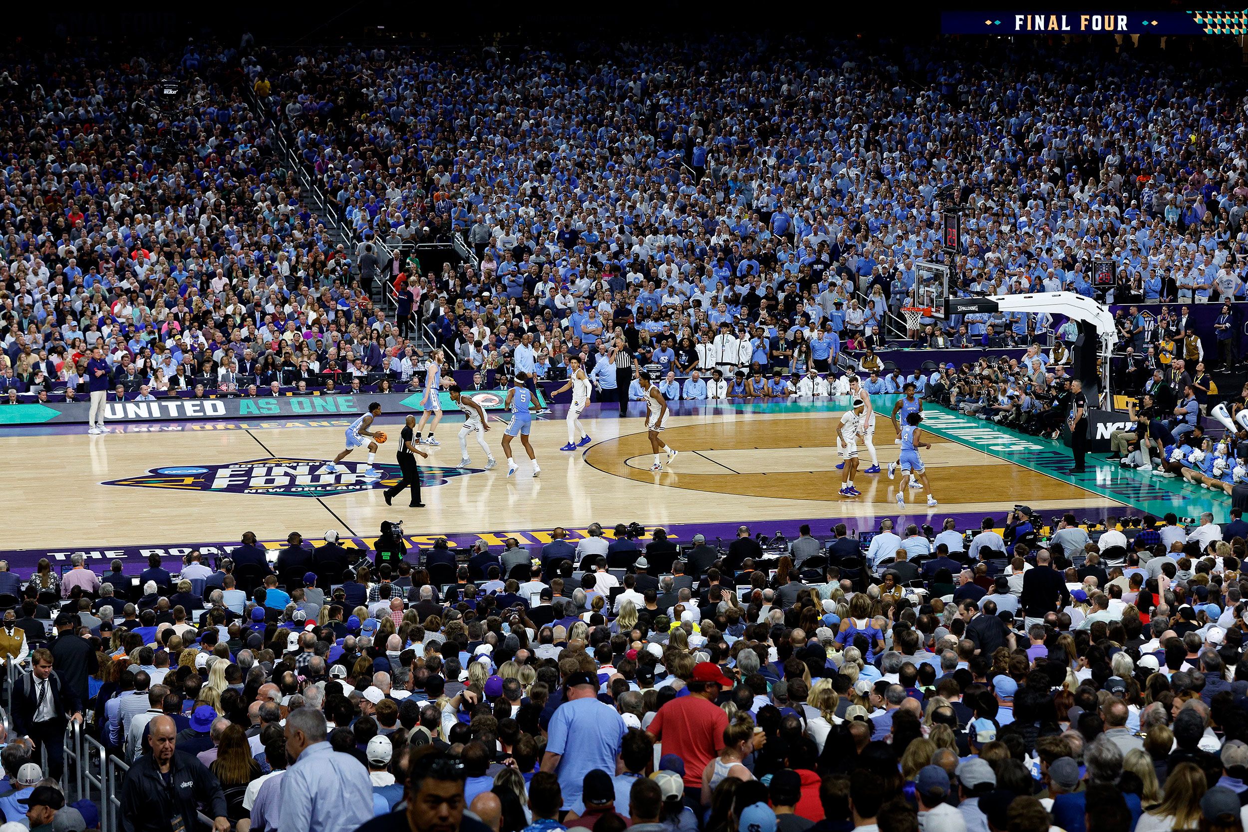 Kansas fans take to the streets to revel in program's fourth NCAA  championship