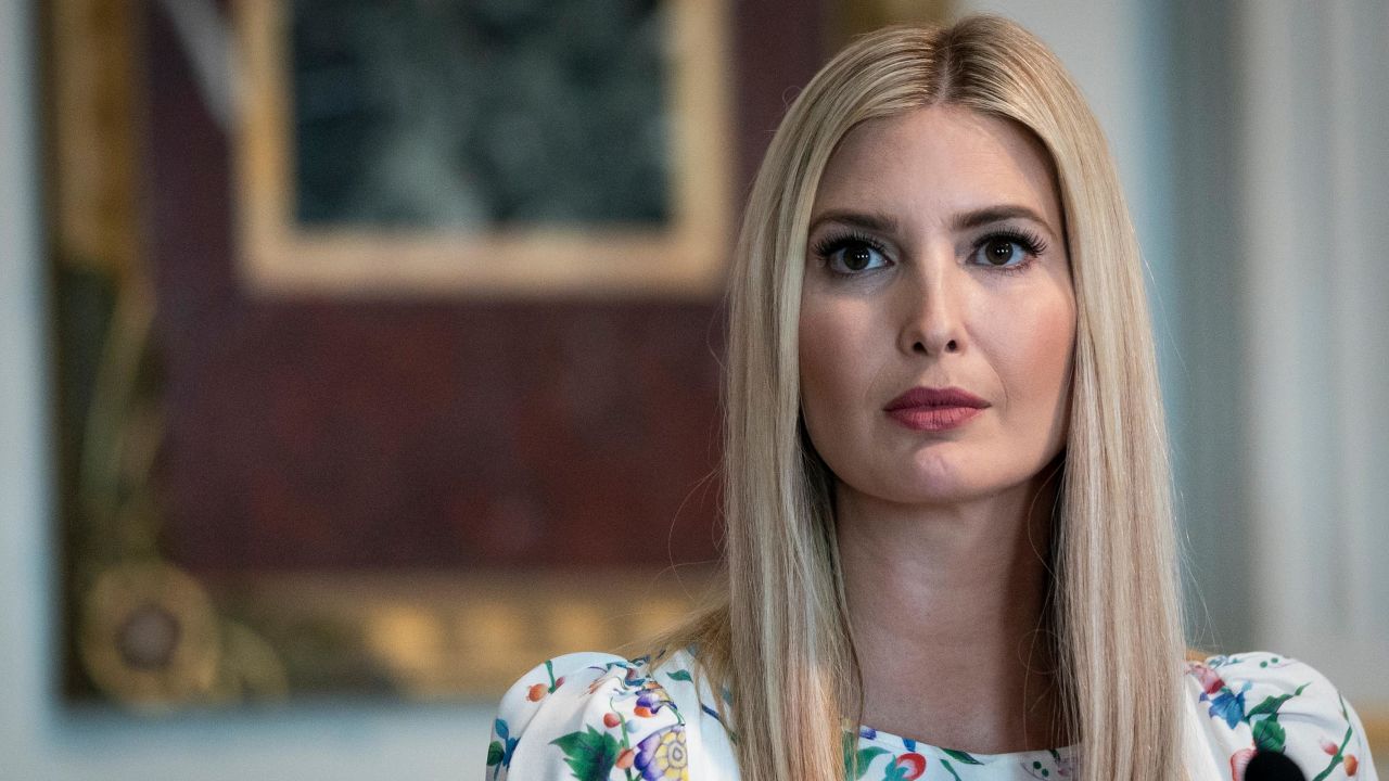 Ivanka Trump, adviser and daughter of former President Donald Trump, listens in August 2020 during an event at the Eisenhower Executive Office Building in Washington, DC.