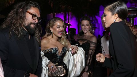 Jason Momoa, Rita Ora, Kate Beckinsale and Zendaya at the Oscars Vanity Fair party.