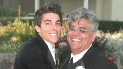 Tony Mendioroz with his father Randy who both shared a love for the ocean in different ways.