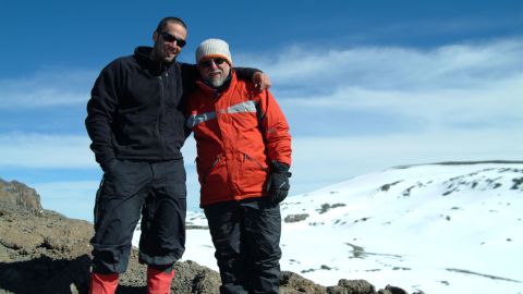 'Adventure buddies' Dan Fischer and his father Karl were keen explorers.
