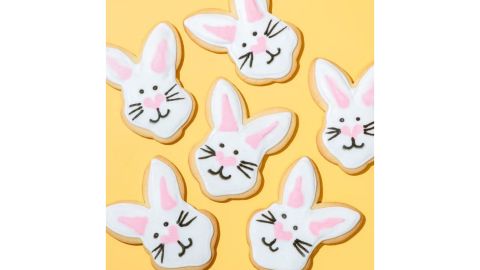 Bakery Bread and Roses Easter Bunny Sugar Cookies