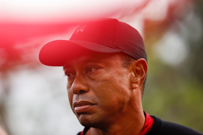 Woods attends the trophy ceremony for the Genesis Invitational, which he hosted in Pacific Palisades, California, in February 2022. A year after his crash, he said he still hoped for a return to the PGA Tour but <a href="index.php?page=&url=https%3A%2F%2Fwww.cnn.com%2F2022%2F02%2F17%2Fgolf%2Ftiger-woods-injury-recovery-pga-tour-masters-spc-spt-intl%2Findex.html" target="_blank">said he was "frustrated" with the timeline of his recovery.</a> He spoke of his intention to return to competitive golf while conceding he won't be able to play a full tour schedule.
