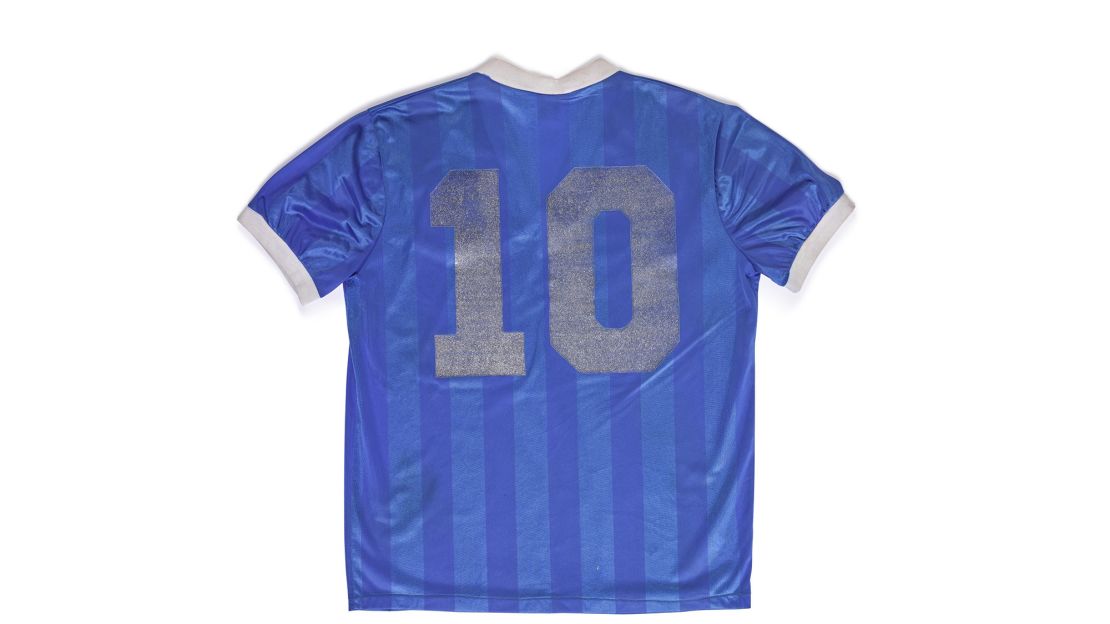 The shirt smashed the previous record for a match-worn jersey.