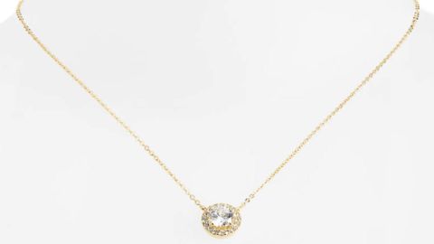 Cubic Zirconia Pendant Necklace