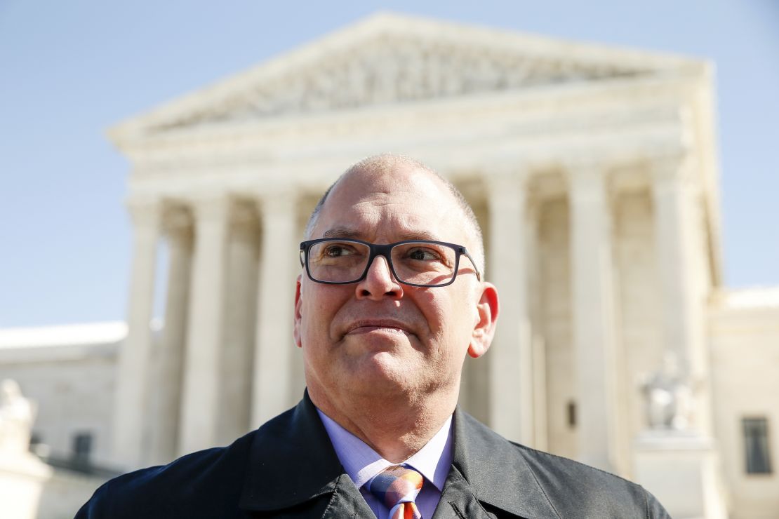 Jim Obergefell in 2015. At the time, he said that he hadn't thought about being one of the most visible figures in the marriage-equality movement. He just wanted to marry the love of his life.