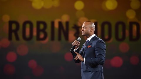 CEO of The Robin Hood Foundation Wes Moore speaks onstage during the foundation's benefit at Jacob Javitz Center on May 14, 2018, in New York City. 