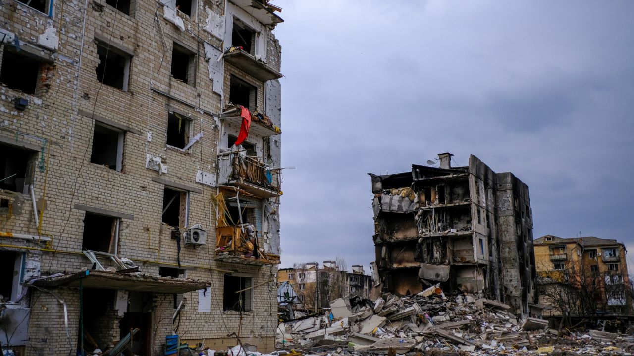 Russian strikes on Borodianka were more intense than in most other areas around the capital Kyiv, with entire multi-story buildings razed to the ground.