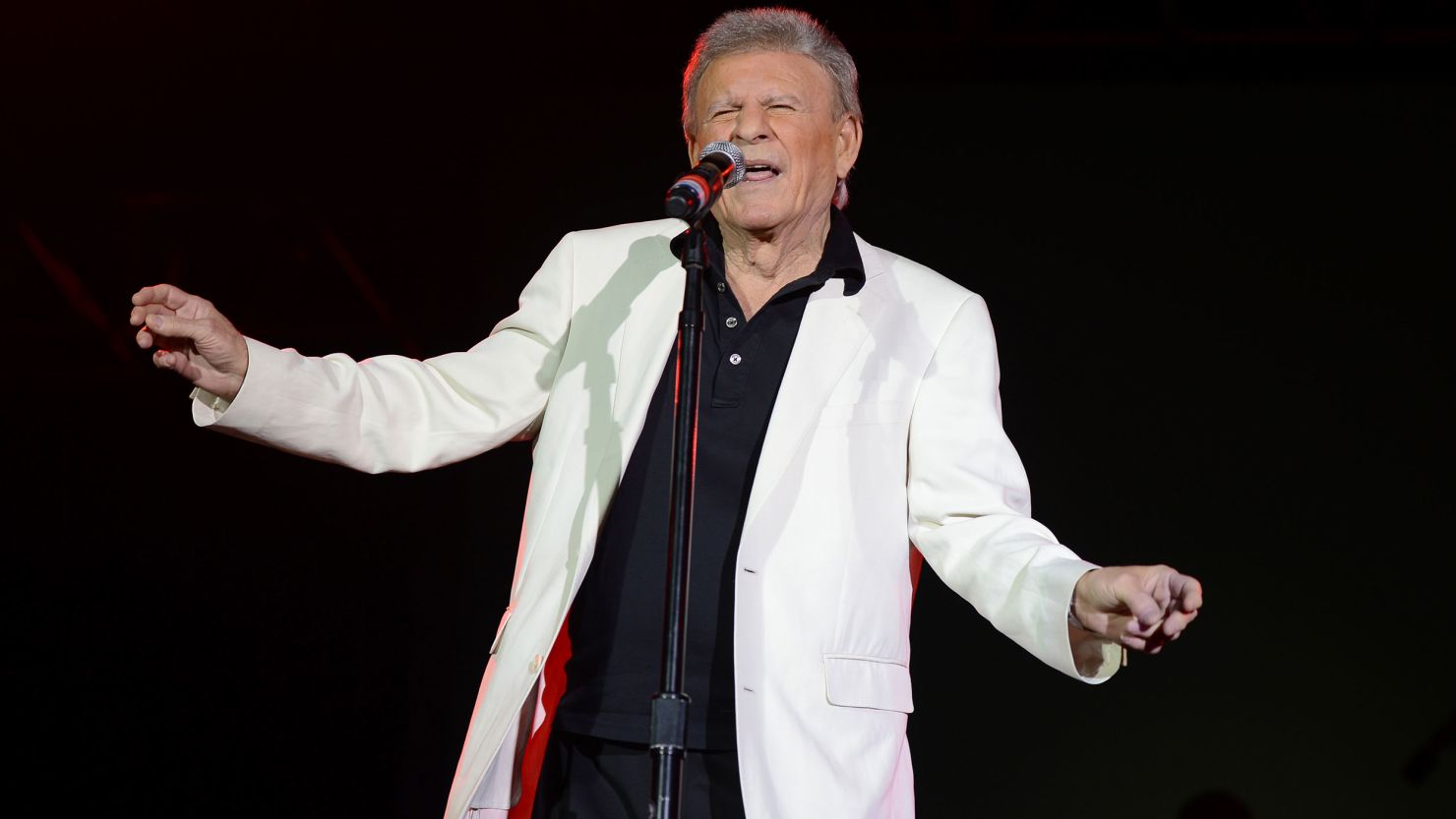 Bobby Rydell, seen here performing in 2013, died on April 5 at age 79, according to his representatives.
