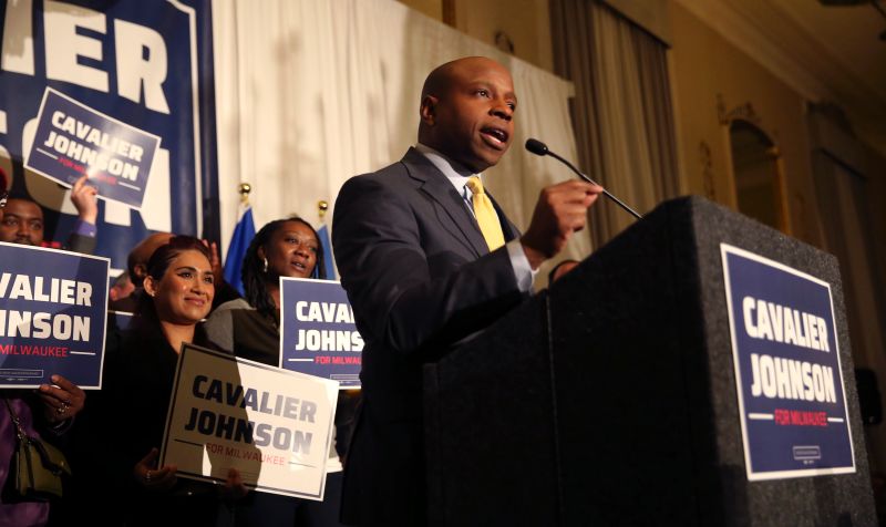 Cavalier Johnson Elected First Black Mayor Of Milwaukee, CNN Projects ...