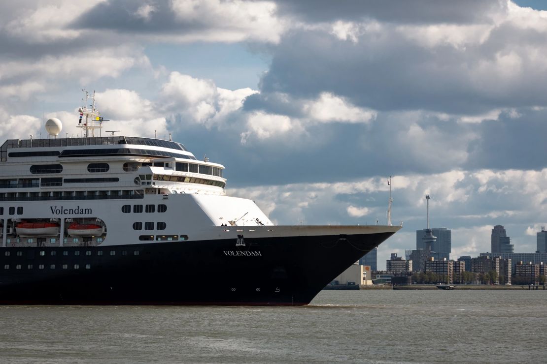 Volendam will be docked in Rotterdam, in the Netherlands, for three months.