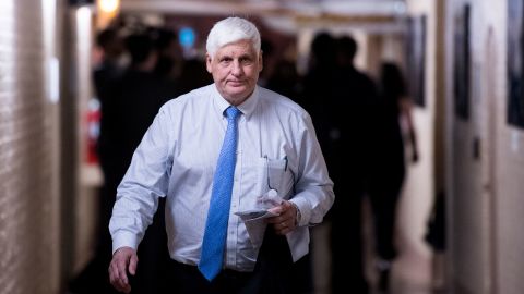 Rep. Bob Gibbs, R-Ohio, leaves the House Republican Conference meeting in the Capitol on Tuesday, March 20, 2018. (Photo By Bill Clark/CQ Roll Call)