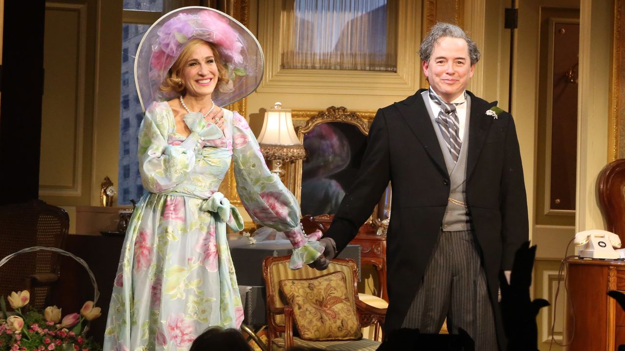Sarah Jessica Parker and Matthew Broderick  in  "Plaza Suite" on Broadway