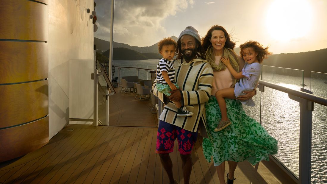 <strong>Kickstarting change? </strong>Musician John Forté, his wife Lara Fuller and their children were photographed by Annie Leibovitz for the new campaign, which aims to change the face of travel marketing.