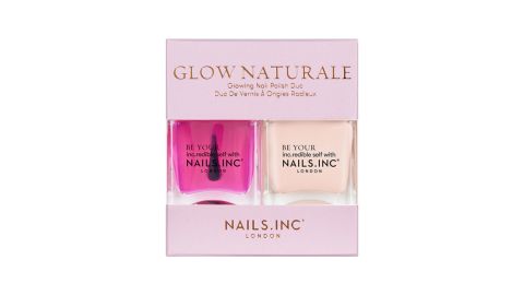 Nails Inc.  glow natural nail polish duo