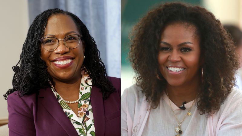 Michelle Obama: Ketanji Brown Jackson gives Black women and girls 'a ...