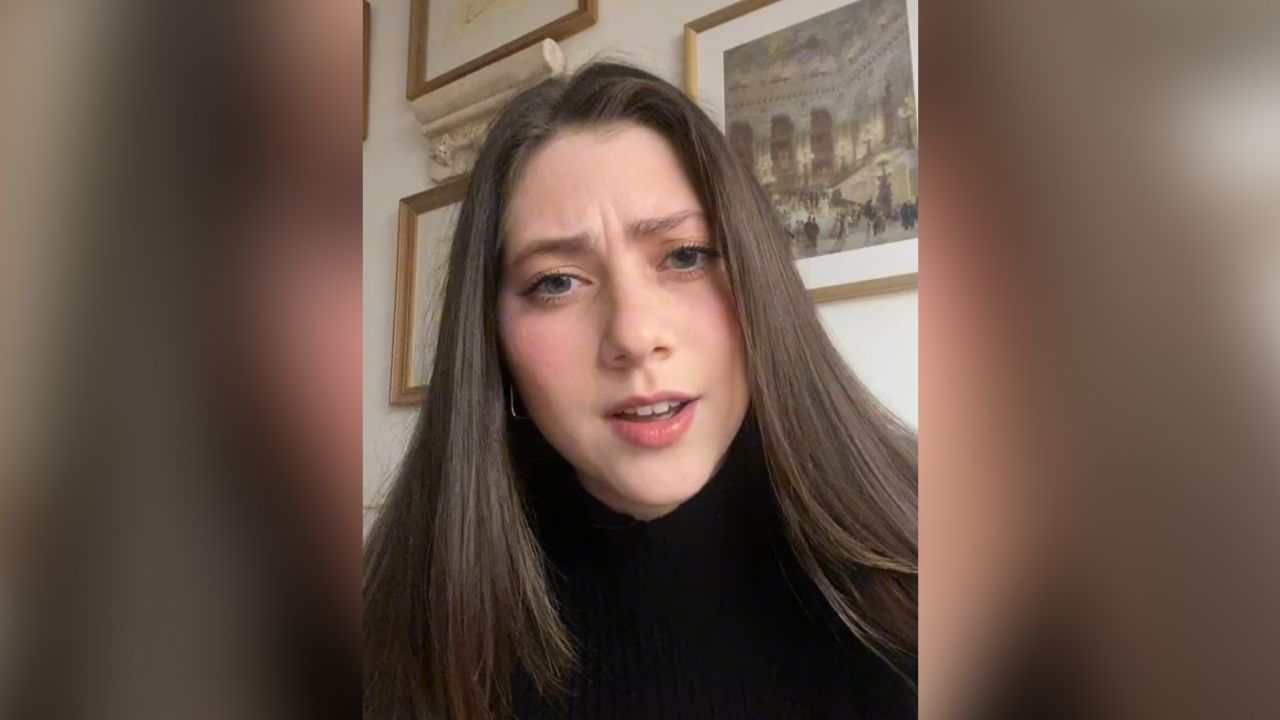 Teddy Siegel is seen in a TikTok video speaking about being banned.