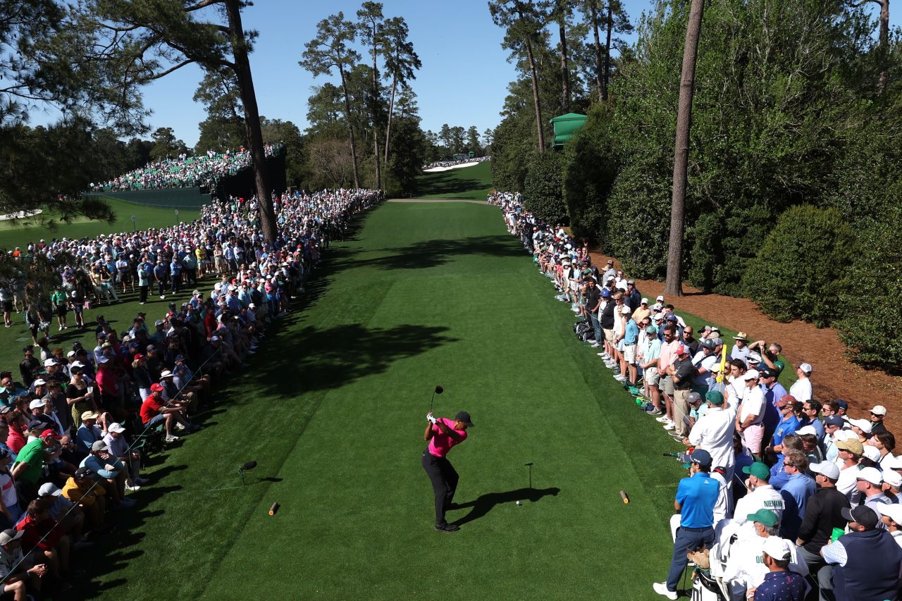 <a href="https://www.cnn.com/2021/02/23/golf/gallery/tiger-woods/index.html" target="_blank">Tiger Woods</a> hits a tee shot at the Masters golf tournament on Thursday, April 7. The 15-time major champion, whose career was in doubt after a devastating car crash last year, <a href="https://www.cnn.com/2022/04/07/golf/tiger-woods-masters-tee-off-spt-intl/index.html" target="_blank">made his return to competitive golf</a> and finished his first round with a 1-under-par 71. <a href="https://www.cnn.com/2022/04/07/golf/gallery/masters-golf-2022/index.html" target="_blank">See the best photos from the 2022 Masters.</a>
