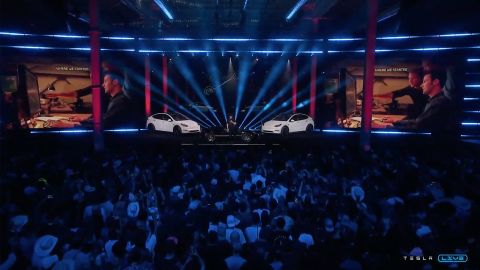 Tesla celebrated the opening of its new factory Thursday night.