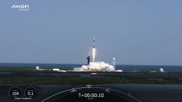 04 Axiom mission Ax-1 SpaceX ISS launch 0408 SCREENSHOT