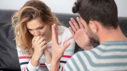A couple arguing
