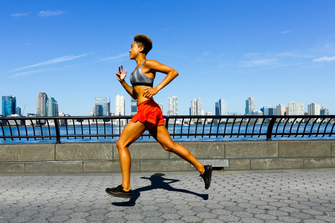 Running is one exercise that could be made more or less challenging by using the "talk test."