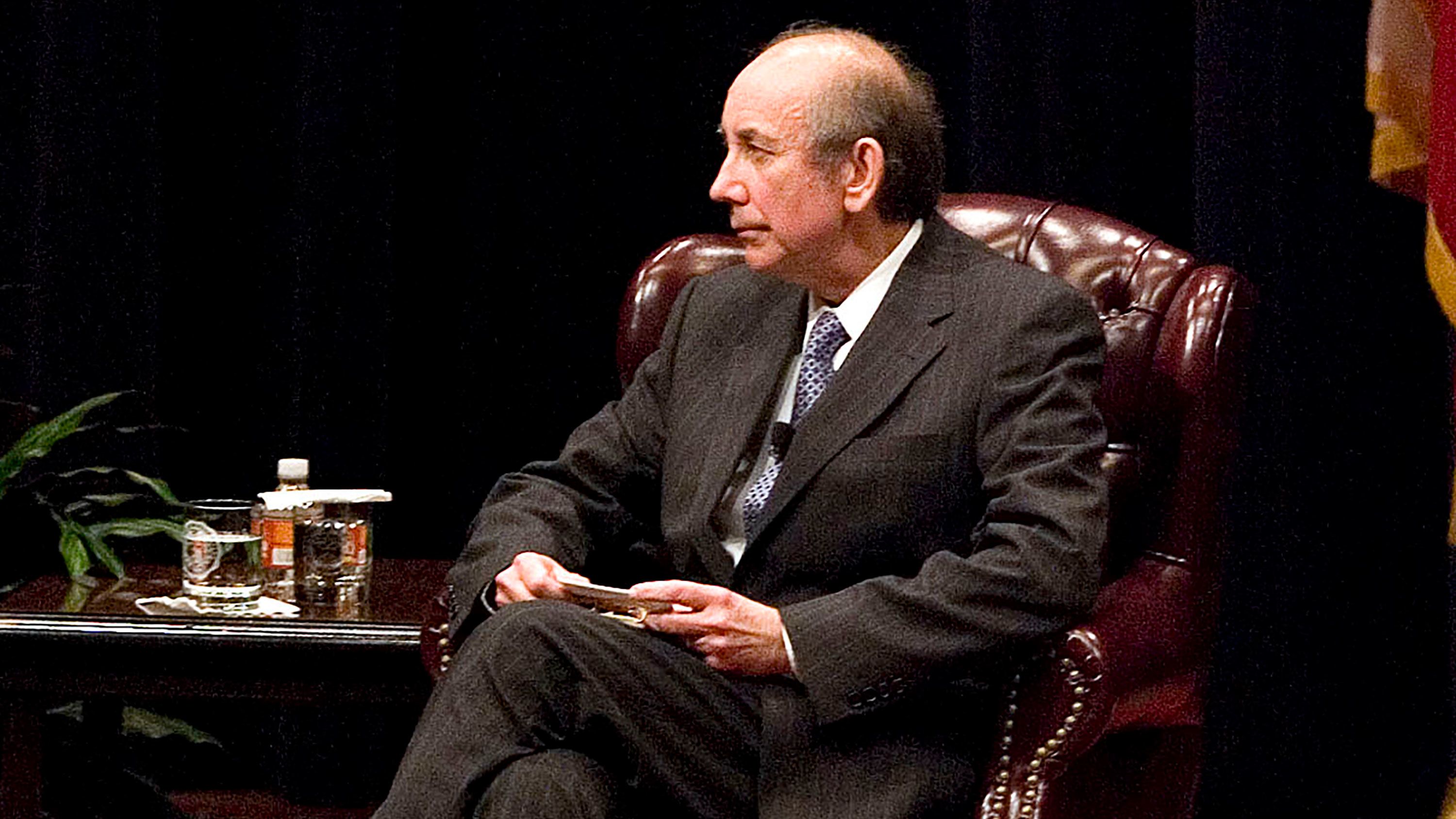In this February 29, 2008, file photo, Roman Popadiuk is seen during the William Waldo Cameron Forum on Public Affairs at the George Bush Presidential Library at Texas A&M University in College Station, Texas.  