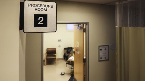 A procedure room at Planned Parenthood in Meridian, one of the few clinics in Idaho that offers abortions. 