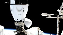 15 Axiom mission Ax-1 SpaceX ISS docking 0409 SCREENSHOT