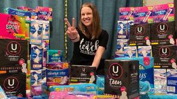 One Texas teacher is helping her female students battle their menstrual cycles