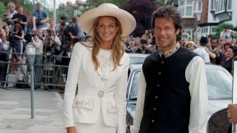 Jemima Goldsmith & Imran Khan's wedding in London, United Kingdom on June 20, 1995.