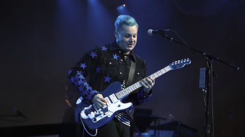 Jack White performs at the Masonic Temple in Detroit, Michigan, on Friday, April 8, 2022.