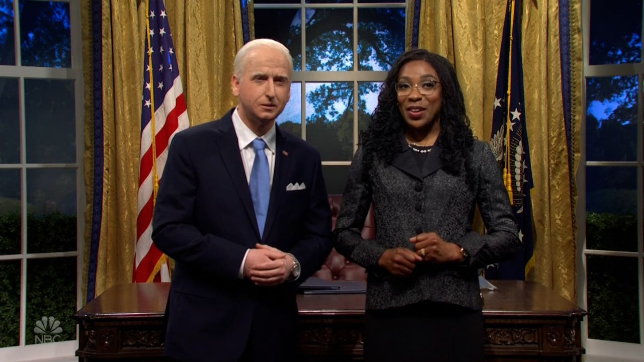 'Saturday Night Live' opened with its Ketanji Brown Jackson visiting the Oval Office after her confirmation to the Supreme Court.