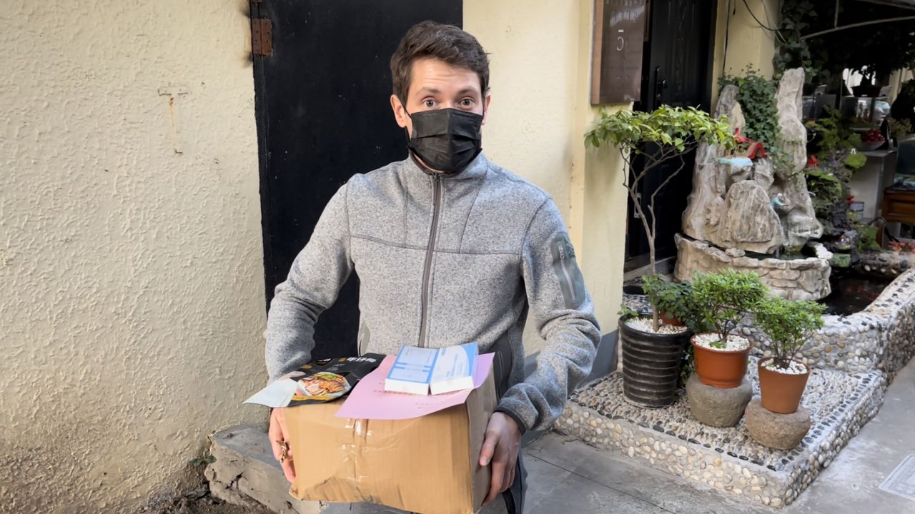 CNN's David Culver attempts to order extra food on most days and residents in his compound are trading food to fill shortages.