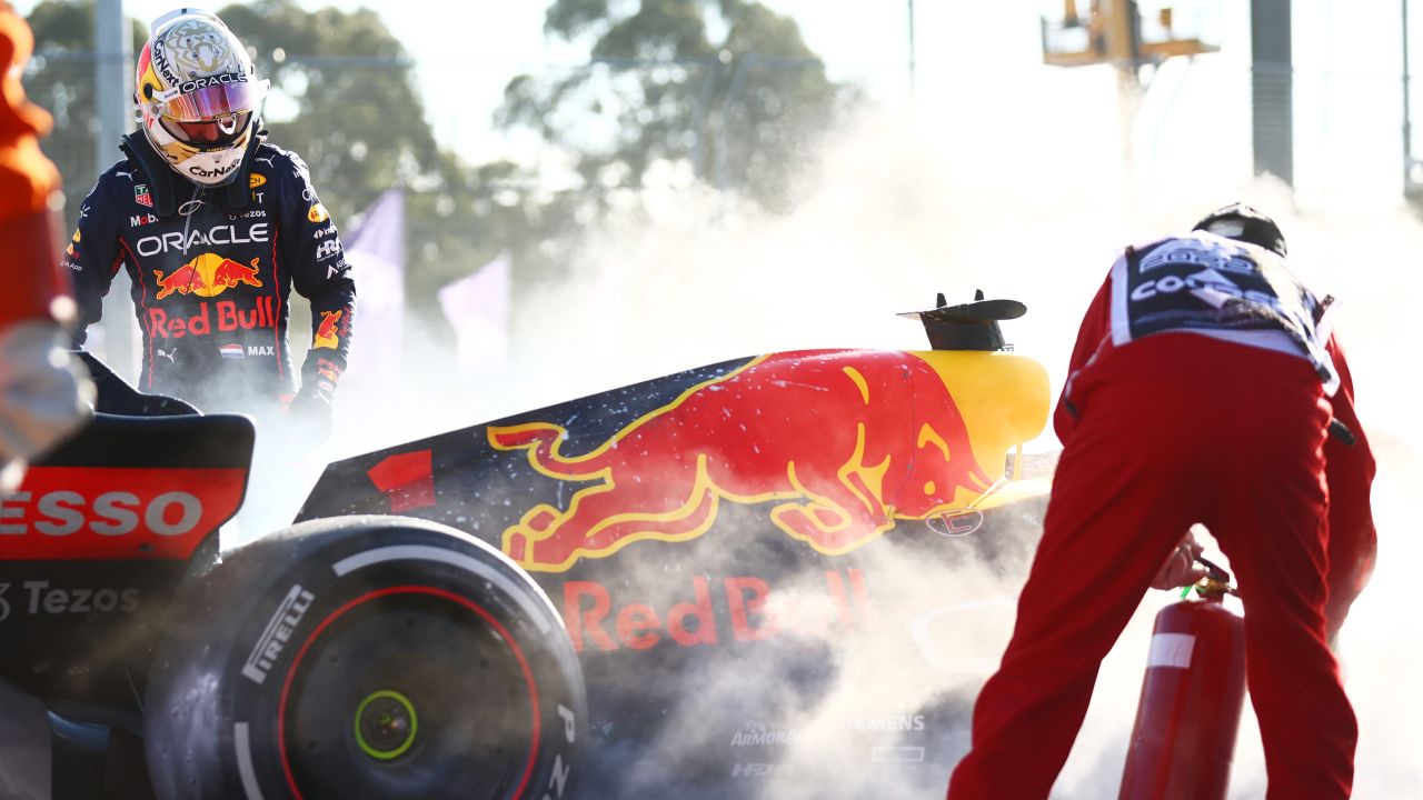Verstappen was forced to retire from the Australian Grand Prix with a suspected fuel leak.