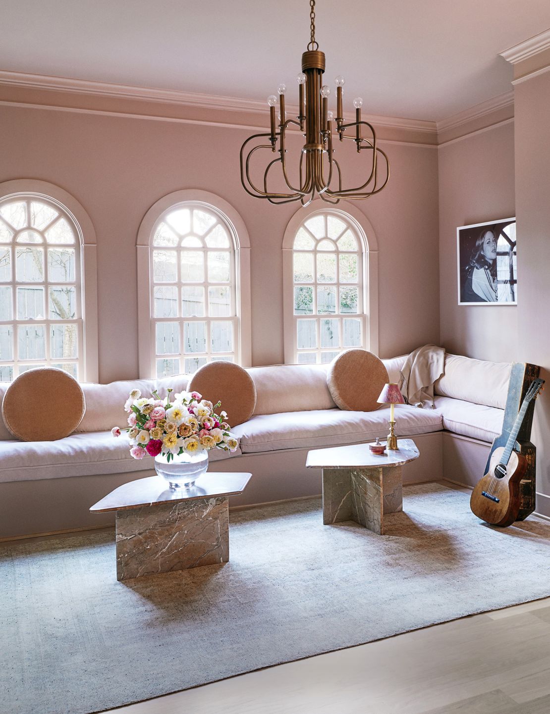 Kacey Musgraves' home, as featured in the May isssue of Architectural Digest.