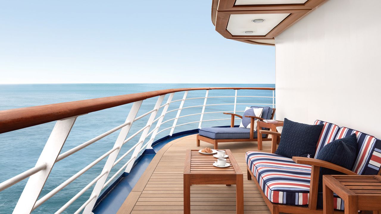 <strong>Oceania Riviera's Owner's Suites: </strong>Priced from $15,599 per person, these 2,000 square foot suites span the entire beam of the ship and include a wraparound private terrace that offers incredible panoramic views and privacy.<br />