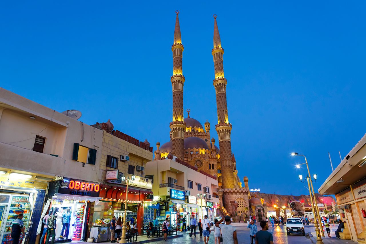 A view of the Old Town in the Red Sea coastal resort Sharm el-Sheikh. Egypt was placed at Level 3 by the CDC on Monday.
